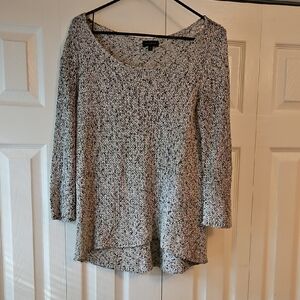 The Limited Monochrome Long Sleeve Knit Sweater Top